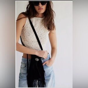 Free People Calamity Fringe Crossbody
